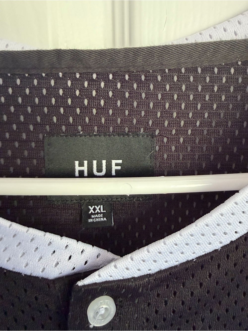 HUF Worldwide Collection Mesh Baseball Jersey XXL - Picture 3 of 6